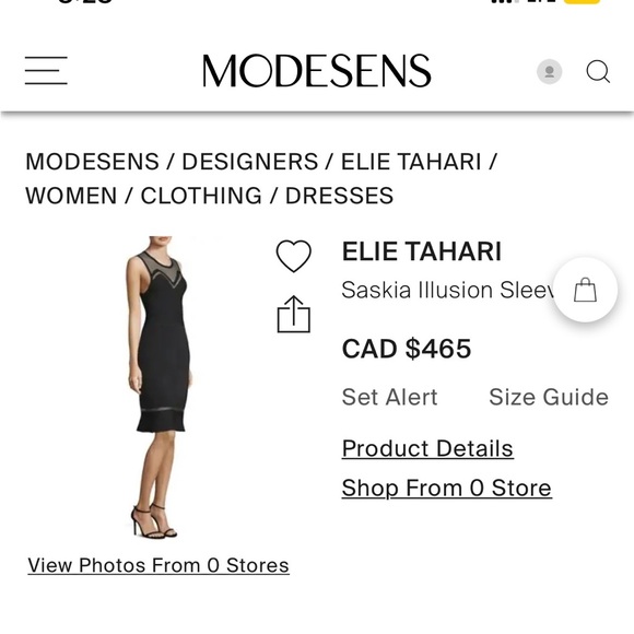 Elie Tahari
Saskia Illusion Sleeveless Dress NWT
retails $465 plus tax - Picture 5 of 9